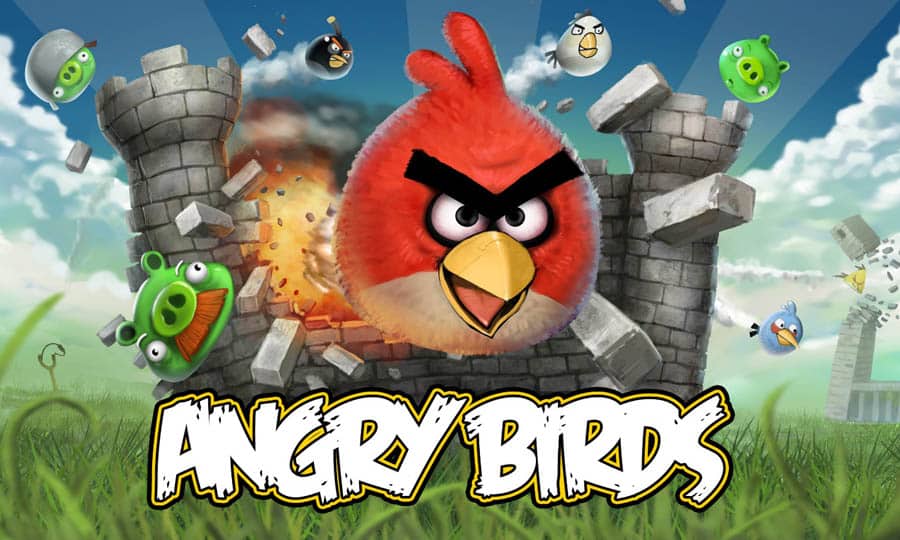 An official picture of Angry Birds.