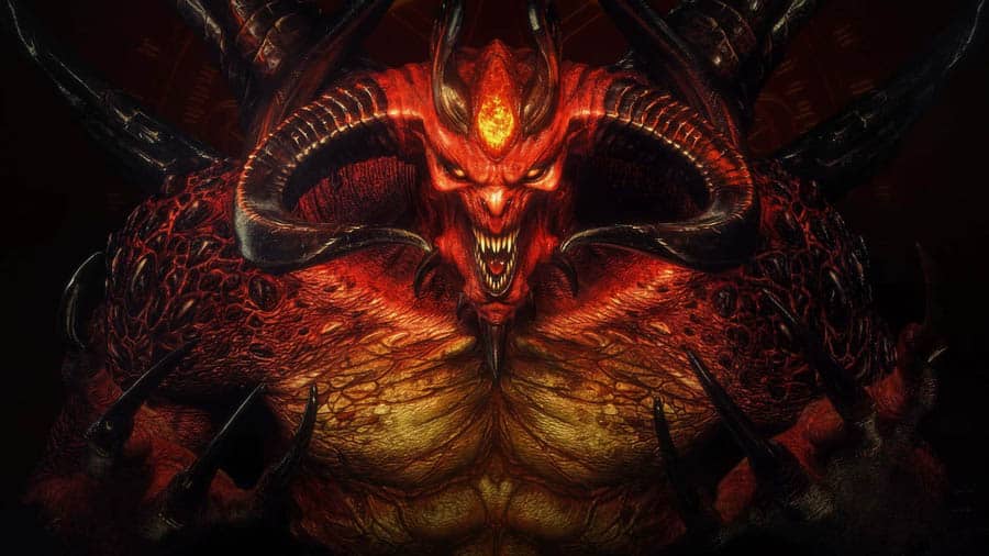 An official photo of Diablo II.