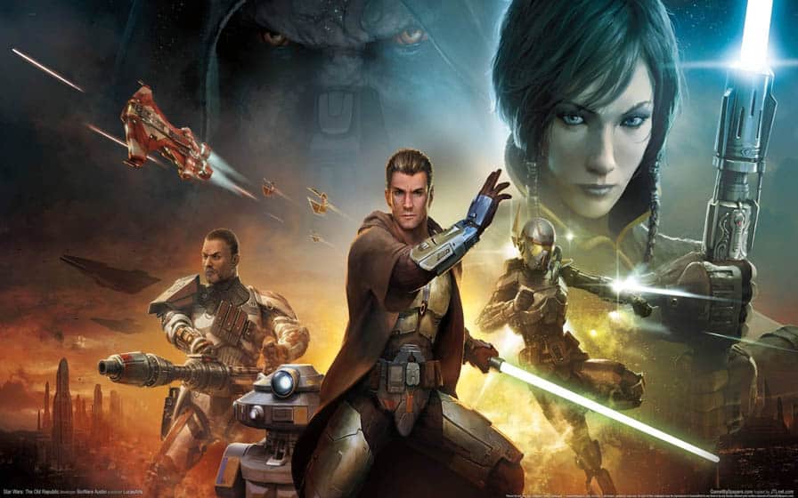 A wallpaper of Star Wars: Knights of the Old Republic.