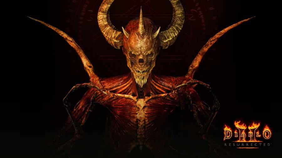 An official photo of Diablo II.