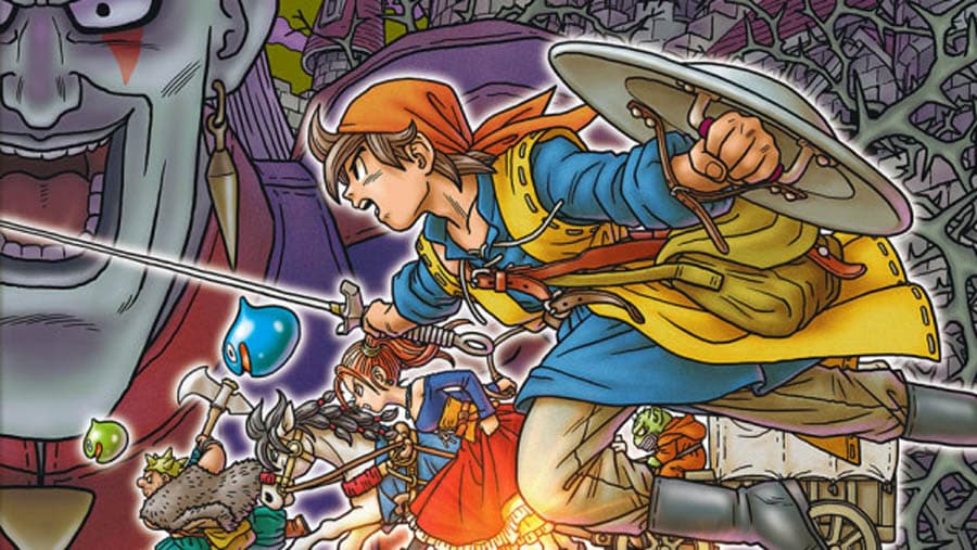 A picture of Dragon Quest VIII.