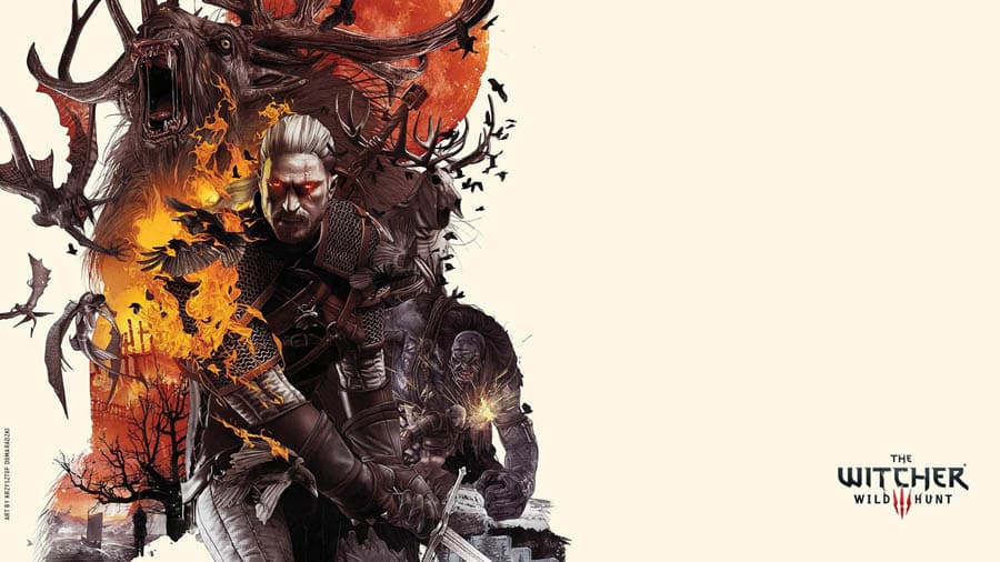 The Art of The Witcher 3: Wild Hunt with Geralt, One of 10 PC Anti-Hero Games That Will Stay With You.