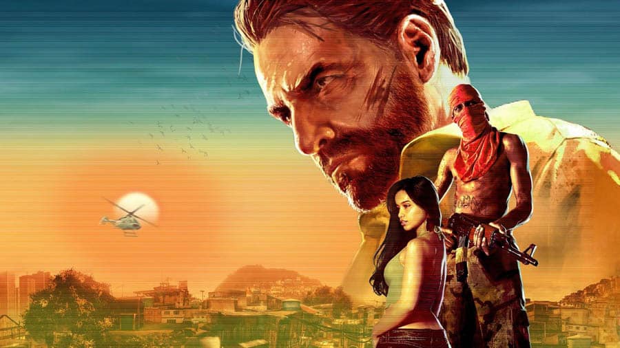 The Art of Max Payne 3 with its characters, One of 10 PC Anti-Hero Games That Will Stay With You.