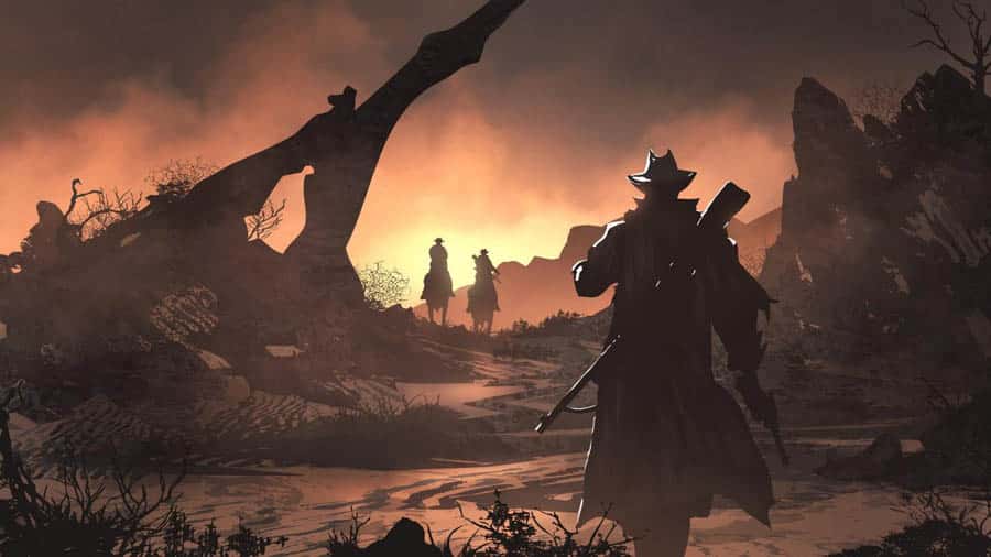 The Art of Red Dead Redemption 2 with its characters, One of 10 PC Anti-Hero Games That Will Stay With You.