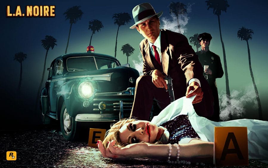 The Official Picture of L.A. Noire with its characters, One of 10 PC Anti-Hero Games That Will Stay With You.