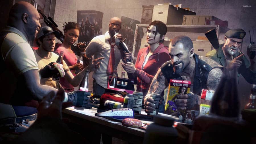 An official photo of Left 4 Dead 2.