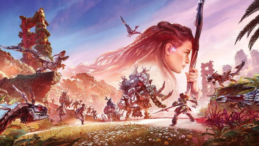 The Art of Horizon Zero Dawn with its characters, One of 10 PS4 Anti-Hero Games That Blur the Lines of Morality.