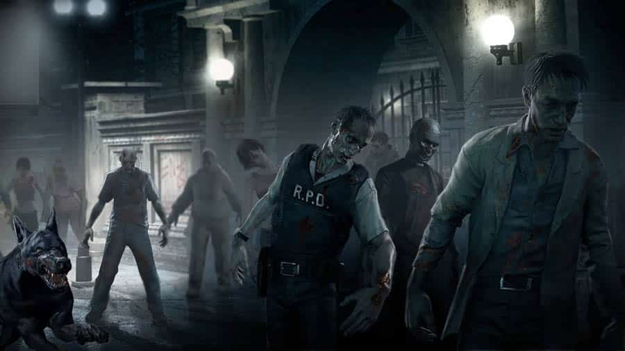 An official wallpaper of Resident Evil 2 Remake.