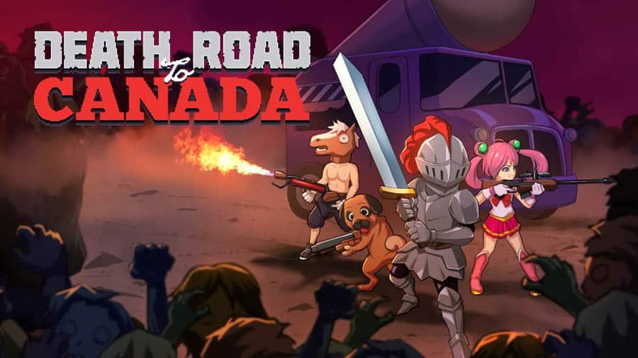 A wallpaper of Death Road to Canada.