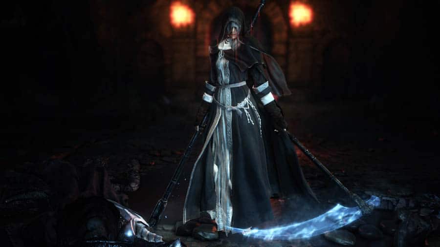 An official wallpaper of Sister Friede.