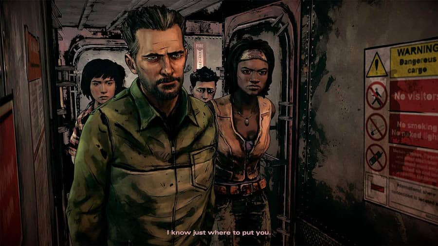 An official picture of The Walking Dead: The Telltale.