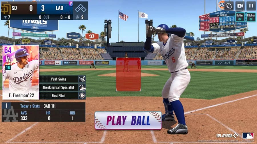 An official picture of MLB 9 Innings 24, one of the best baseball games for android.