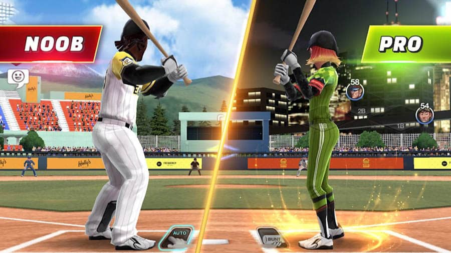 A wallpaper of Baseball Clash: Real-time Game, one of the best baseball games for android.