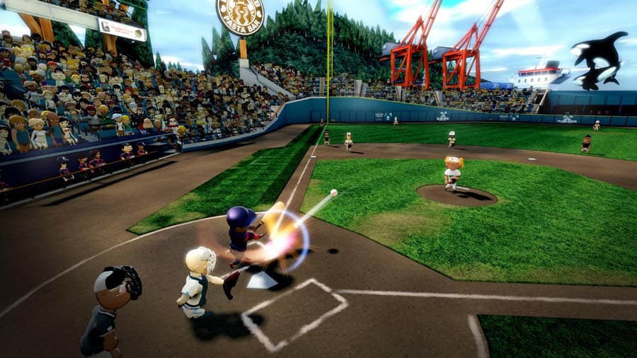 A wallpaper of Super Mega Baseball: Extra Innings.