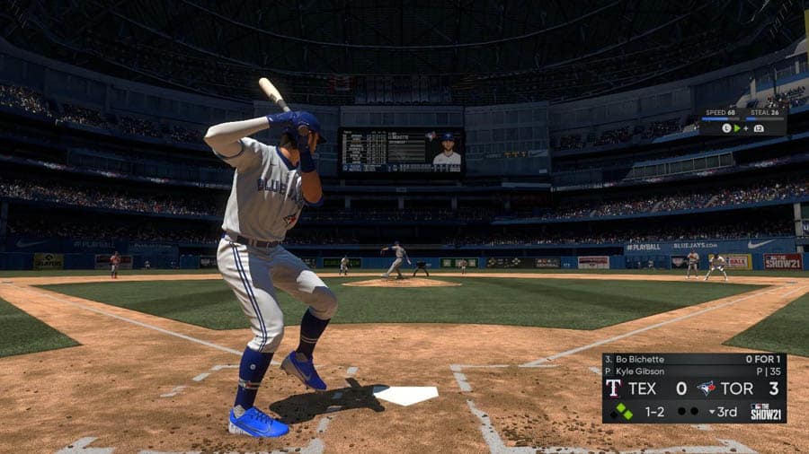 A main picture of MLB The Show 21, one of the best baseball games for ps5.