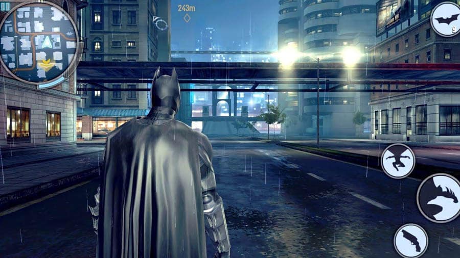 A main picture of The Dark Knight Rises, one of the best batman games for android.