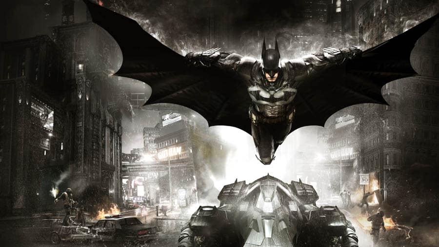 The official picture of Batman: Arkham Knight, one of the best batman games for ps4.