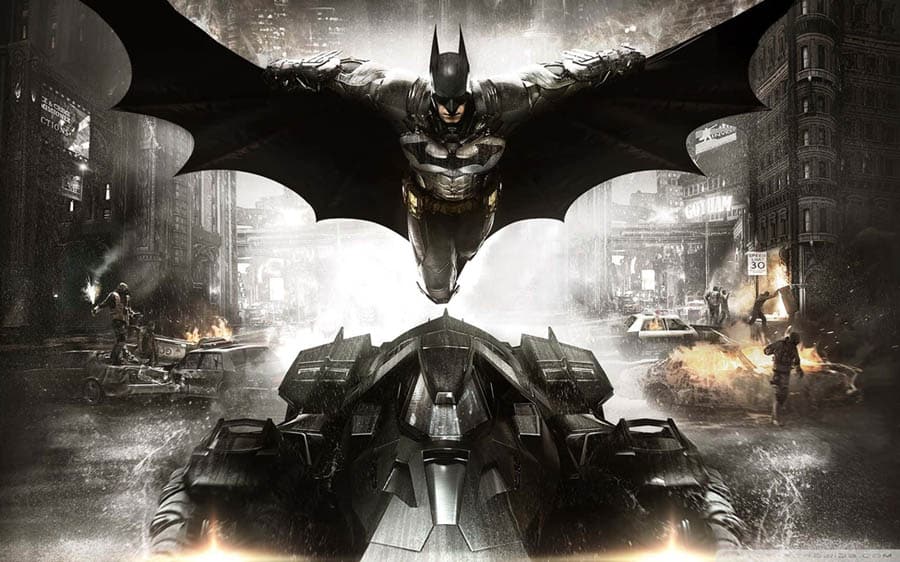 The official cover of Batman: Arkham Knig