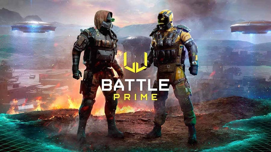 The Official Picture of Battle Prime with its Characters, One of the best battle royale games for Android.