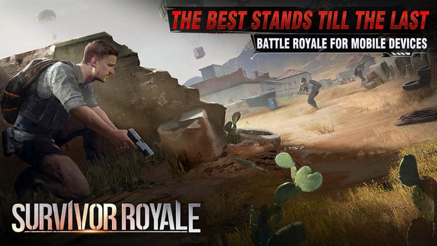 The Official Picture of Survivor Royale with its Character, One of the best battle royale games for Android.