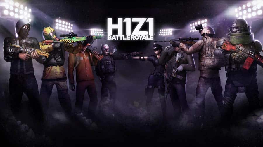 The Official Picture of H1Z1: Battle Royale with its characters, One of best battle royale games for PS4.