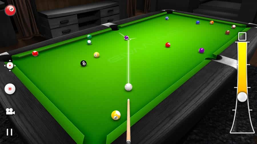 in game Picture of Real Pool 3D, One of best billiard games for Android.