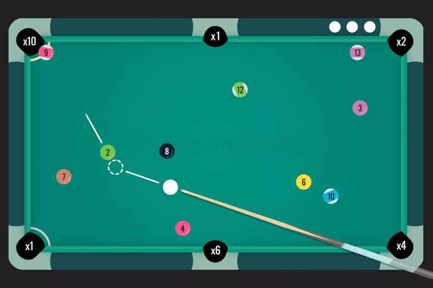 in game Picture of Pocket Run Pool, One of best billiard games for iOS.