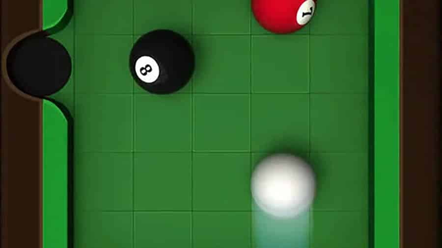 The Official Picture of Flick Pool Star, One of the best billiard games for iOS.