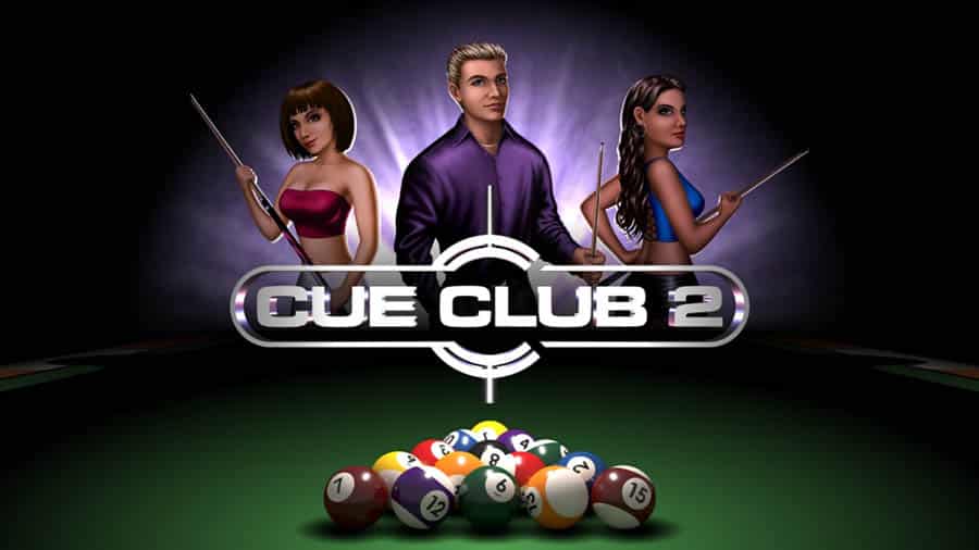 The Official Picture of Cue Club 2 with its characters, One of best billiard games for PC.