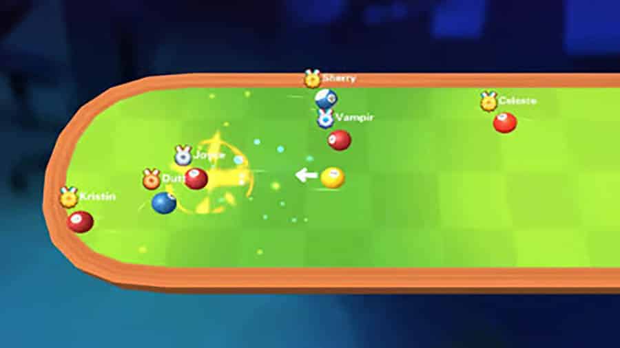 in game Picture of Billiards.io, One of best billiard games for PC.