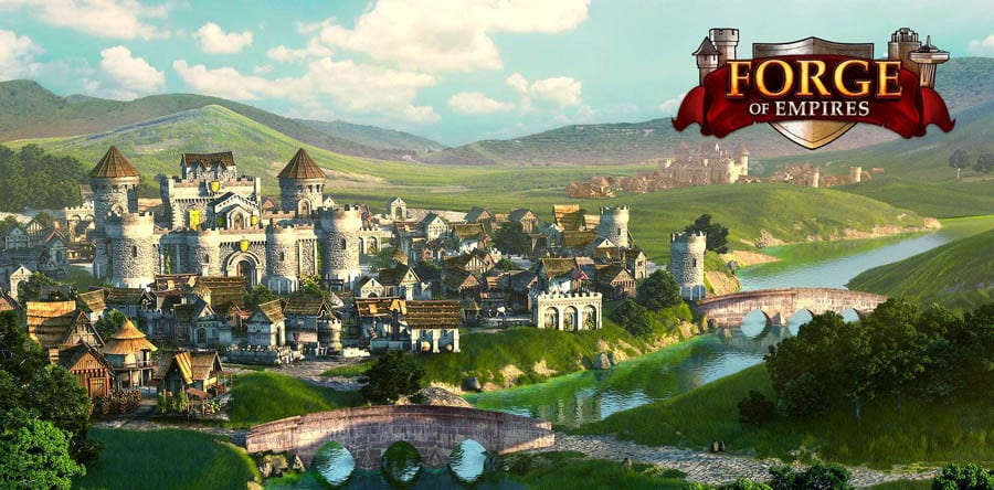 An official picture of Forge of Empires, one of the best building games for chrombook.