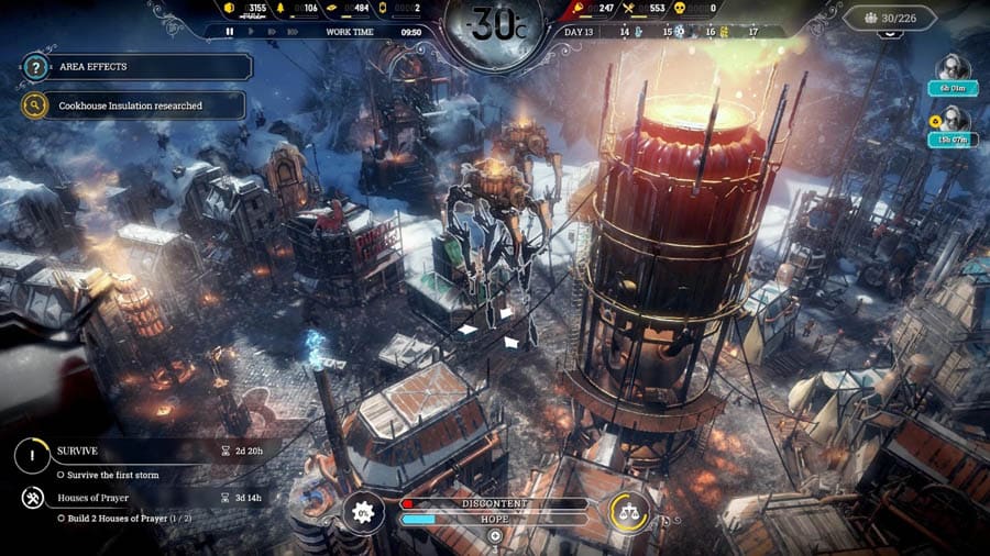 A main photo of Frostpunk, one of the best building games for PS4.