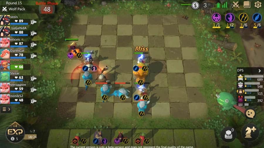 A wallpaper of Auto Chess, one of the best chess games for ios.