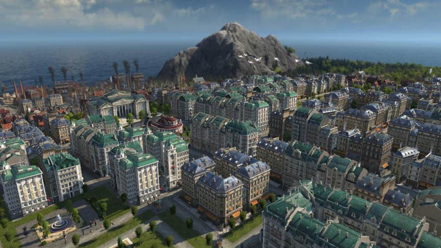 A main picture of Anno 1800, one of the best civilization games for Mac.