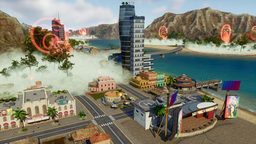 A main picture of Tropico 6, one of the best civilization games for Mac.