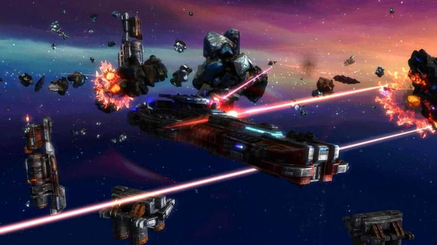 A main picture of Rebel Galaxy, one of the best civilization games for PS4.