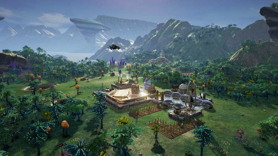 A wallpaper of Aven Colony, one of the best civilization games for Xbox.