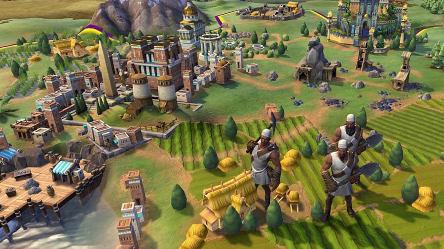 A wallpaper of Sid Meier’s  Civilization VI, one of the best civilization games on Steam.