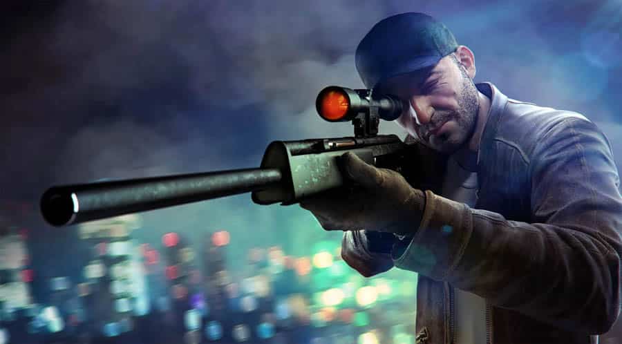 A wallpaper of Sniper 3D: Gun Shooting Games, one of the best commando games for Android.