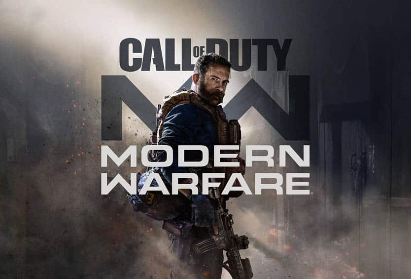 The official cover of Call of Duty: Modern Warfare (2019), one of the best commando games for PC.