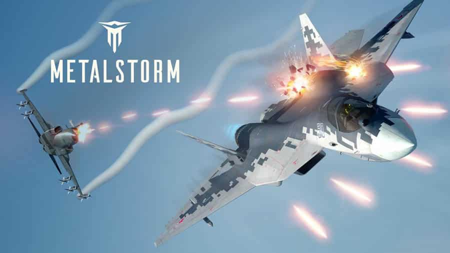 A picture of Metal Storm: Online, one of the best jet games for ios.