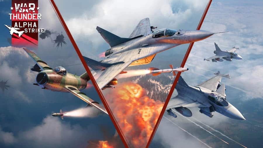 A main picture of War Thunder, one of the best jet games for ps5.