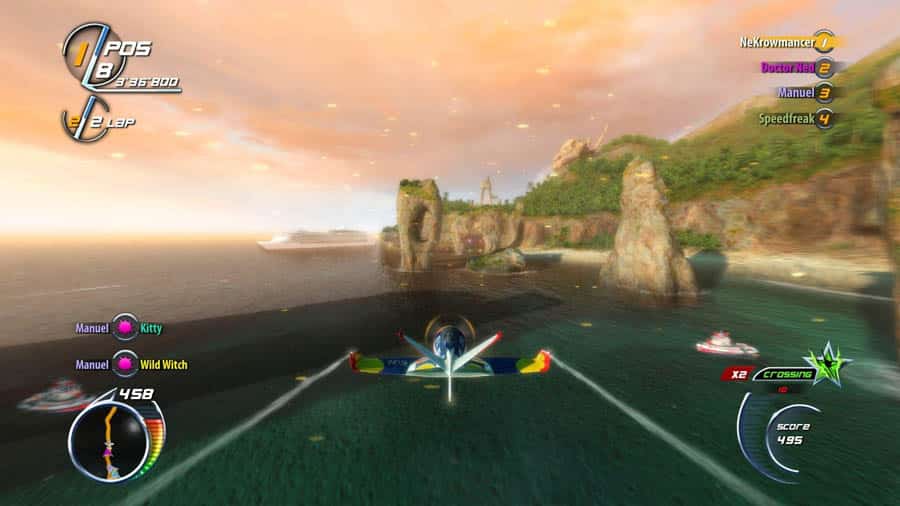 A main picture of Sky Drift Infinity, one of the best jet games for ps5.