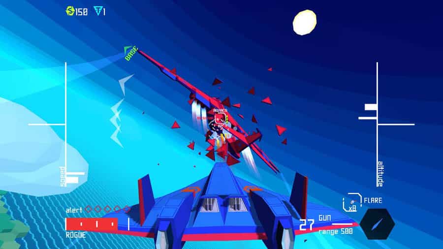 A main picture of Sky Rouge, one of the best jet games for switch.