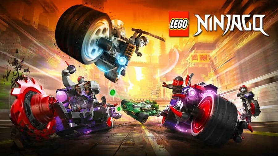 A wallpaper of LEGO Ninjago, one of the best lego games for android.