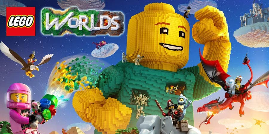 An official photo of LEGO Worlds, one of the best lego games for ps4.