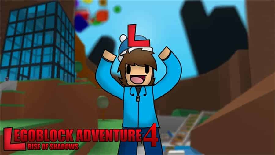 A wallpaper of Legoblock Adventure 4, one of the best lego games for roblox.