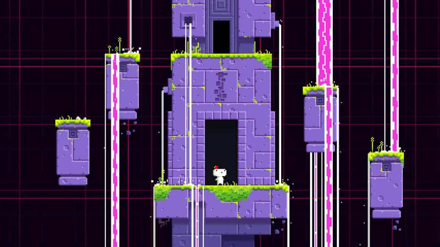 A picture of Fez, one of the best light games for mac.