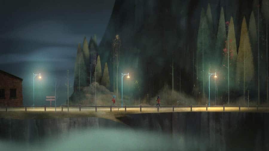 A main picture of Oxenfree, one of the best light games for mac.