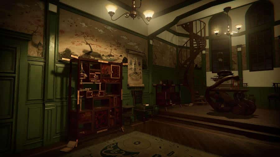 A picture of The Room: Old Sins, one of the best light games on steam.